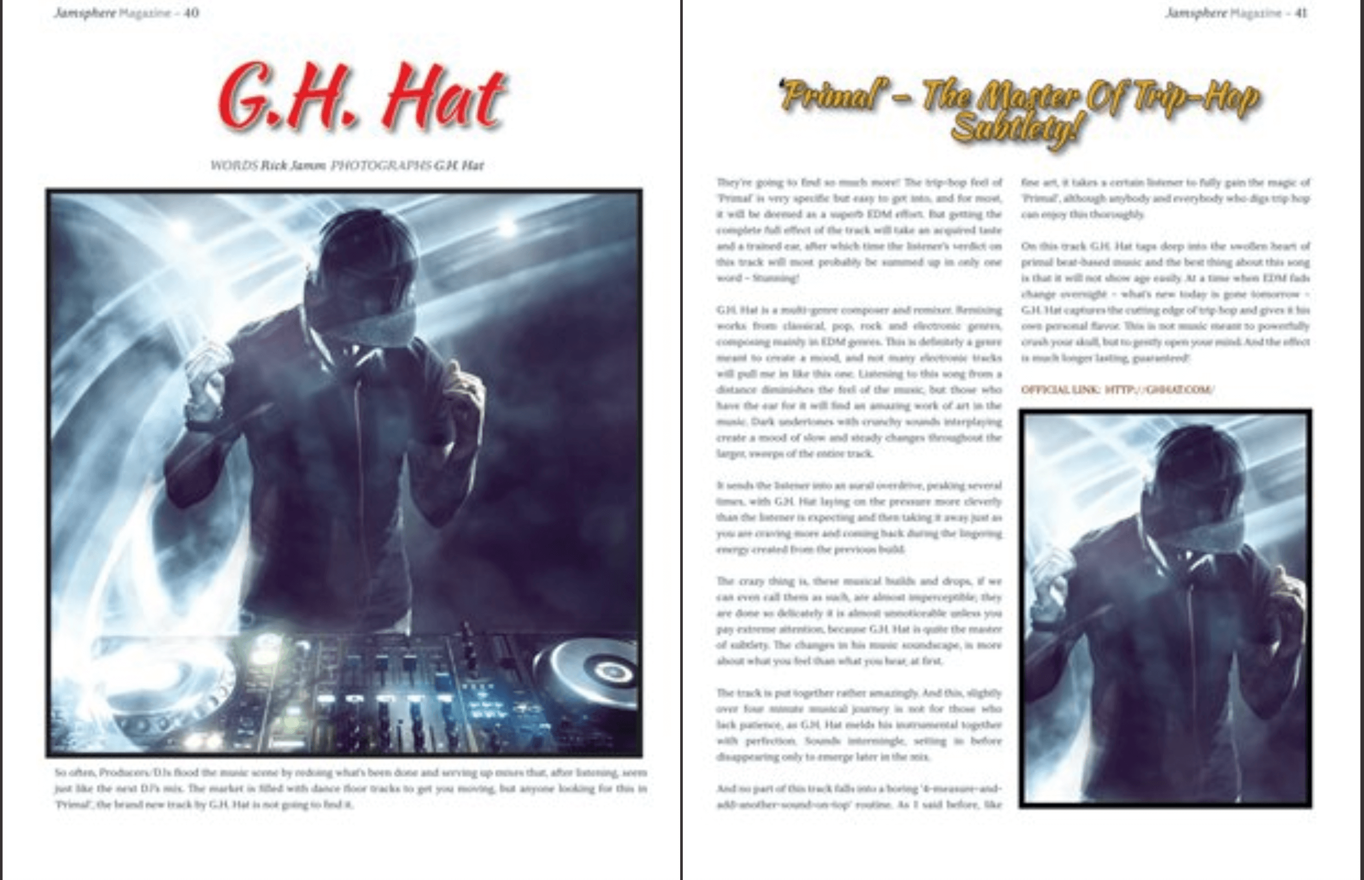G.H. Hat: ‘Primal’ – The Master Of Trip-Hop Subtlety!